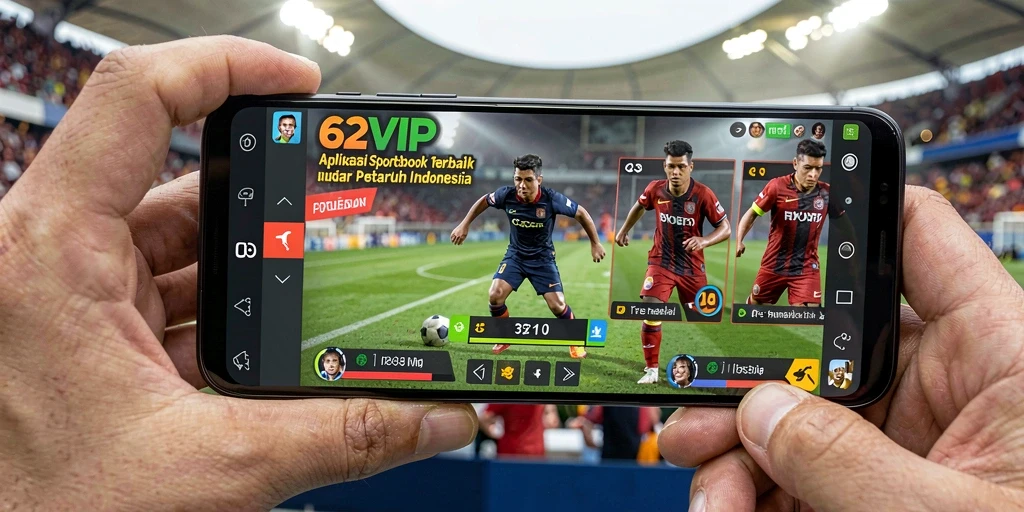 Screenshot utama 62VIP menampilkan aksi taruhan olahraga seru.