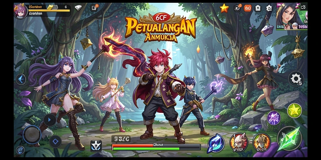 Gameplay seru dan karakter anime yang mengagumkan di 6CF.
