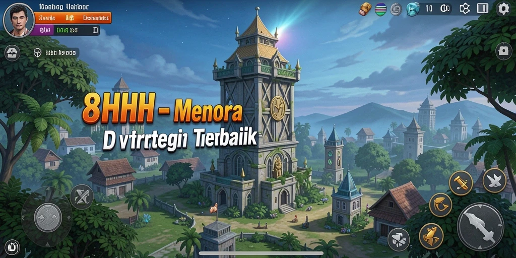 Tampilan gameplay seru dalam game Tower Defense 8HHH dengan grafis menawan.