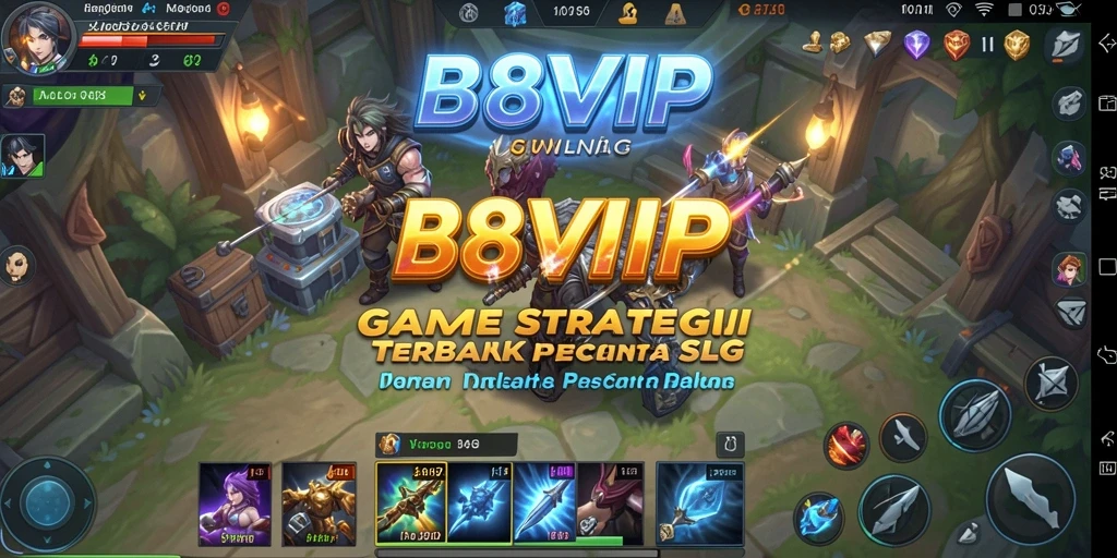 Screenshot B8VIP menampilkan gameplay SLG yang mendebarkan dan strategis.