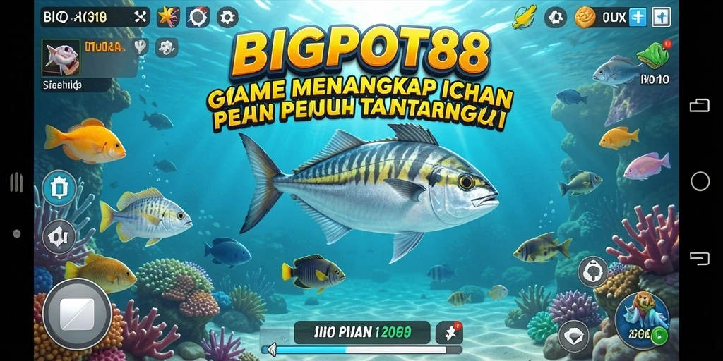 Gameplay seru menangkap ikan di BIGPOT88 dengan berbagai lokasi menarik.