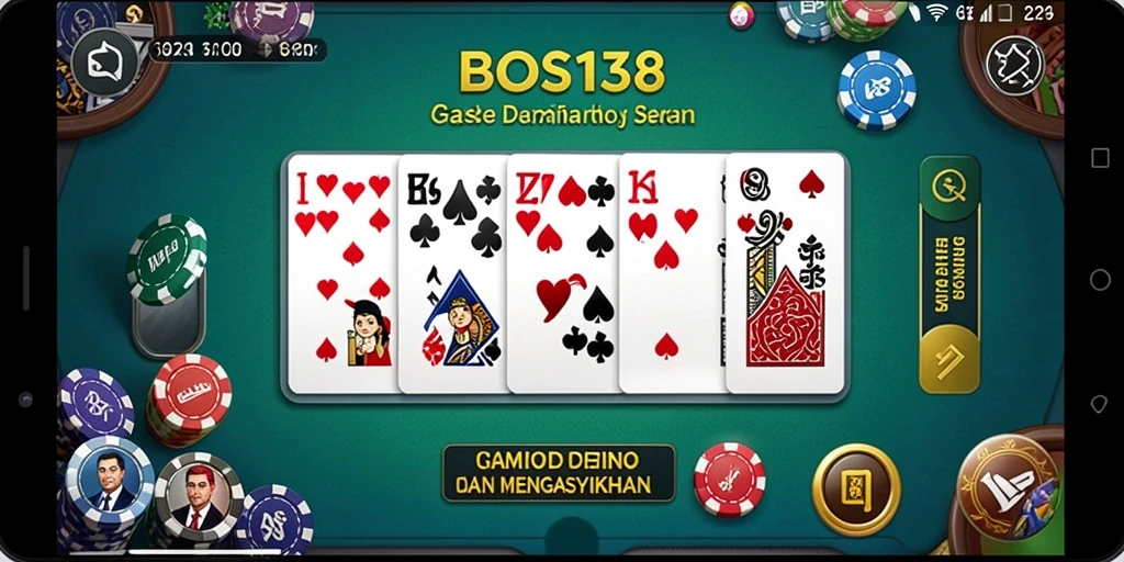 Tampilan gameplay menarik dari BOS138 yang seru dan interaktif.