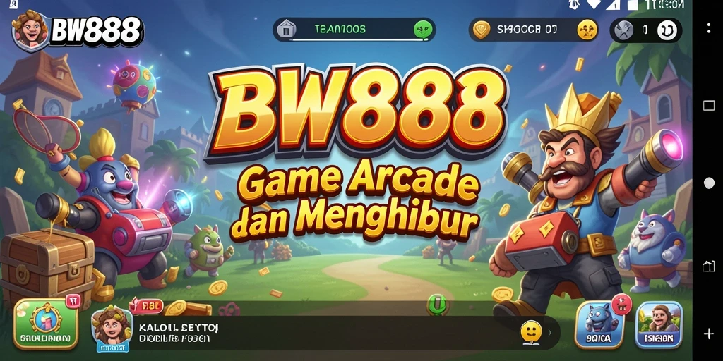 Tampilan gameplay menarik dari BW888 yang menonjolkan keseruan arcade.