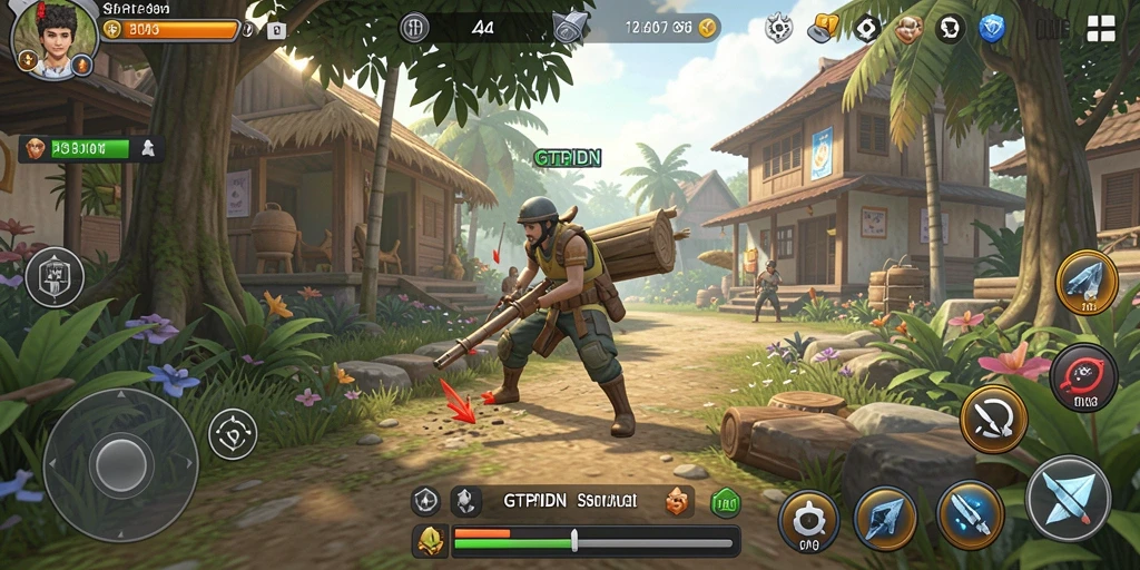 Tampilan gameplay GTPIDN yang menarik dan interaktif.