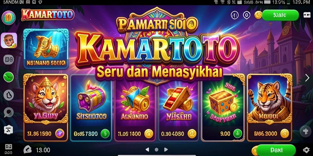 Gameplay Slot KAMARTOTO yang menarik dan mendebarkan.