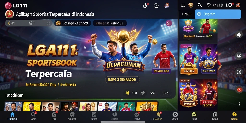 Tampilan gameplay menarik dari aplikasi Sportsbook LG111.