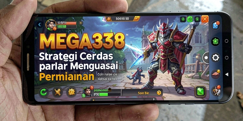 Tangkapan layar utama MEGA338 menunjukkan intensitas gameplay Strategy.