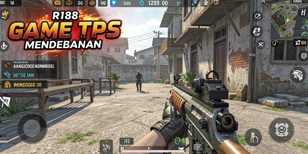 Tampilan permainan RI188 dengan aksi TPS seru dan mendebarkan.
