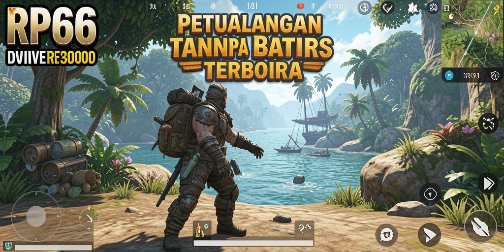 Gameplay RP66 yang memukau dalam dunia terbuka yang luas.
