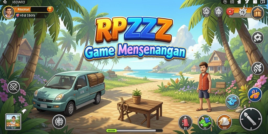 Tampilan gameplay santai dan menyenangkan dari RPZZZ.