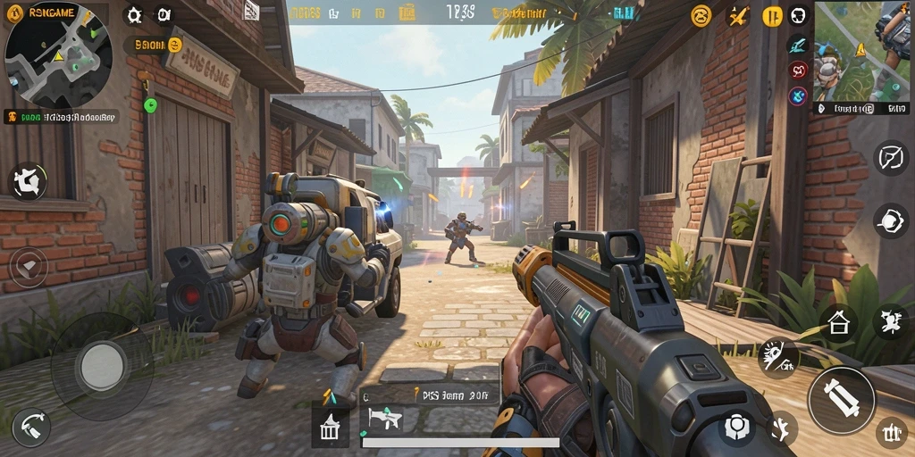 Gameplay mendebarkan dalam RSNGAME dengan aksi TPS yang intens.