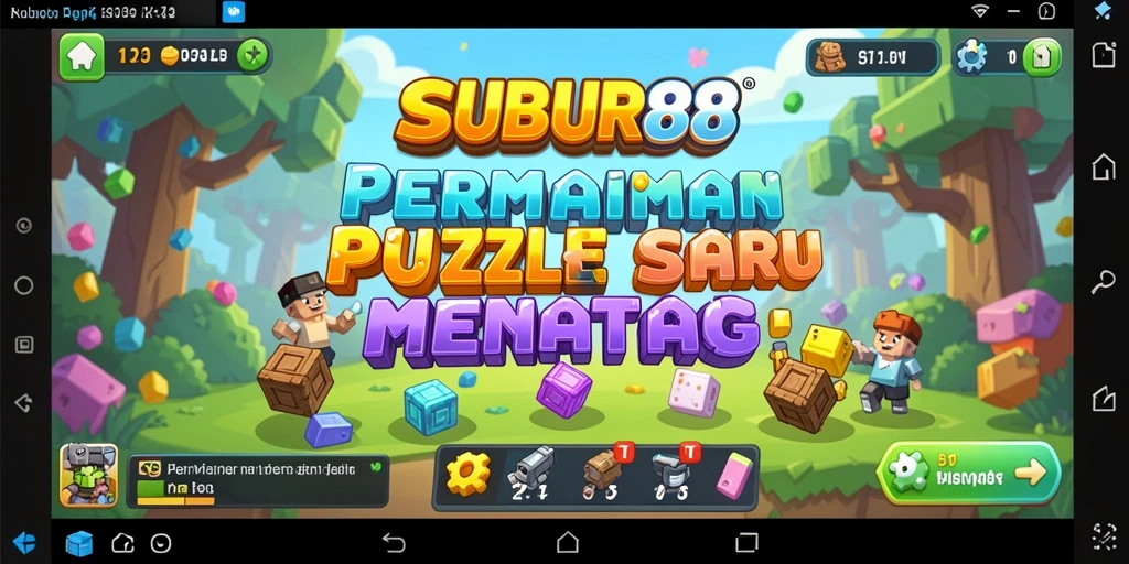 Tampilan gameplay seru SUBUR88 dengan berbagai jenis puzzle menantang.