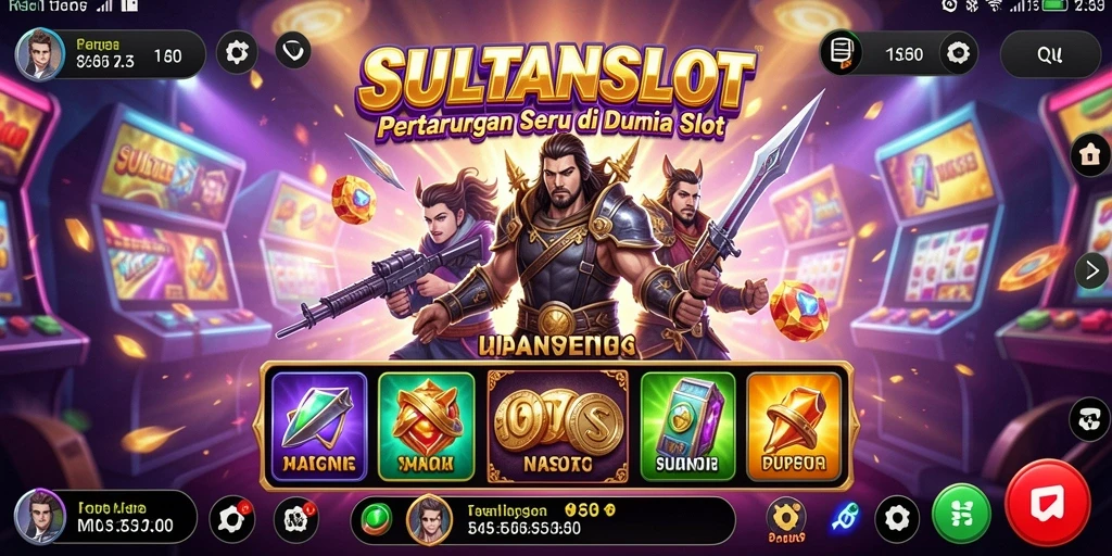 Gameplay SULTANSLOT yang mendebarkan dan penuh aksi.
