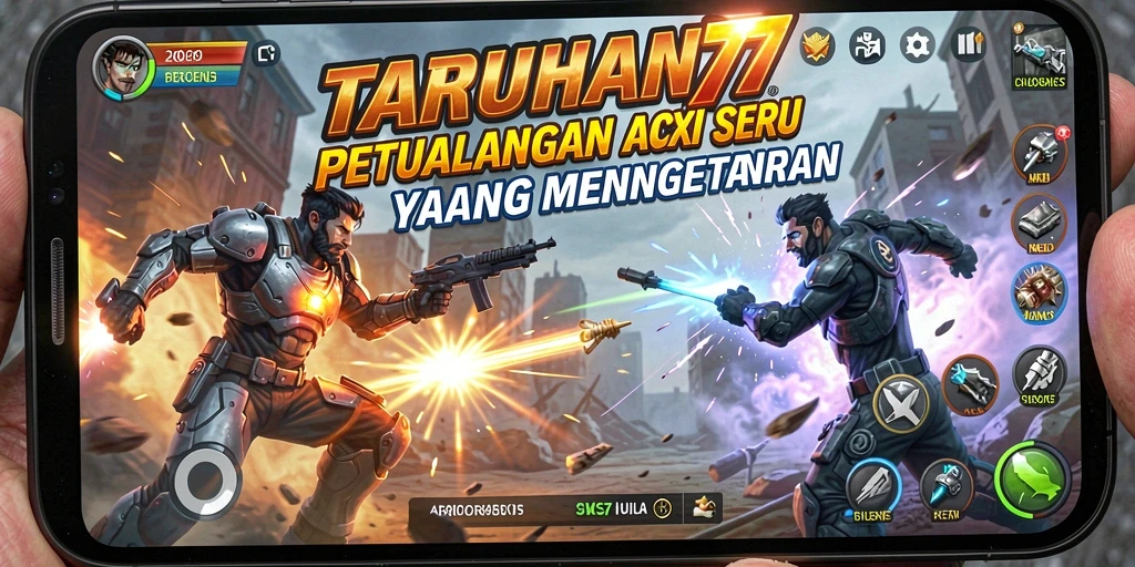 Tangkapan layar TARUHAN77 menunjukkan aksi seru dalam permainan.