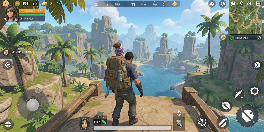 Gameplay mendalam V89 di dunia terbuka yang luas.