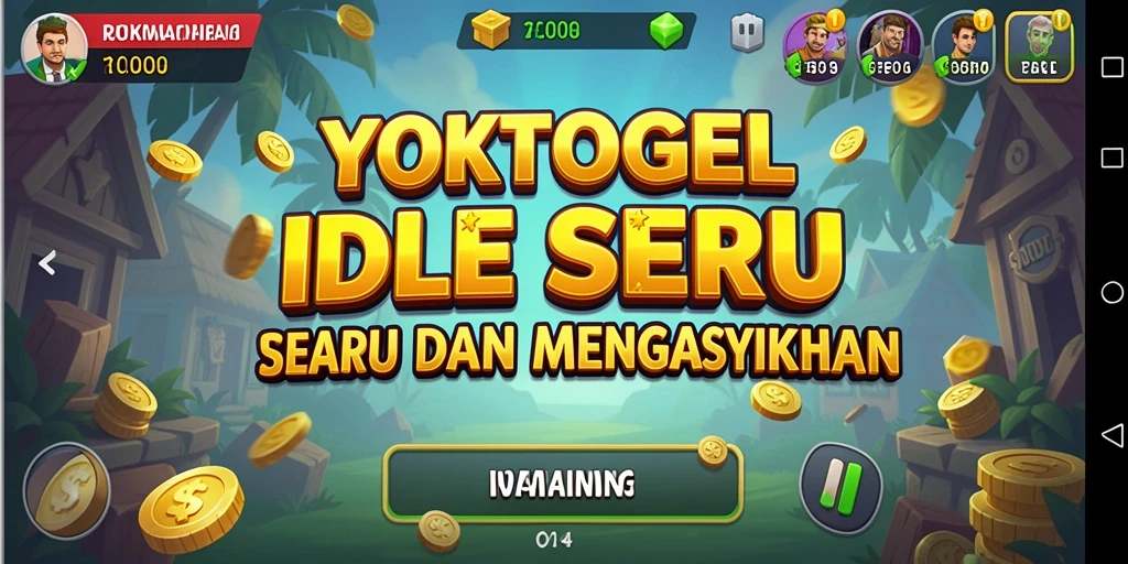 Screenshot utama YOKTOGEL menampilkan elemen gameplay yang seru dan interaktif.